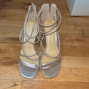 Chinese Laundry gold heels